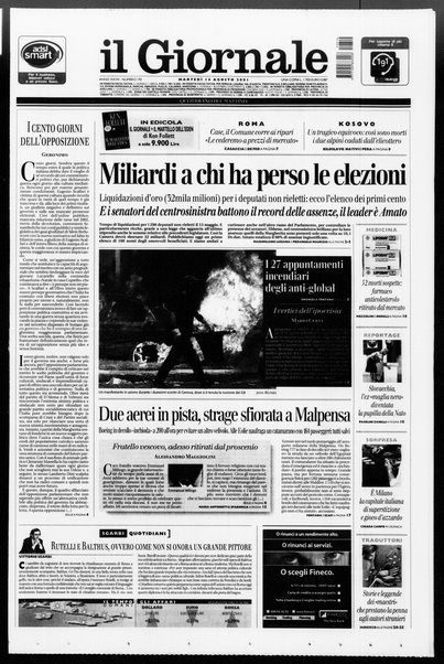 Il giornale : quotidiano del mattino